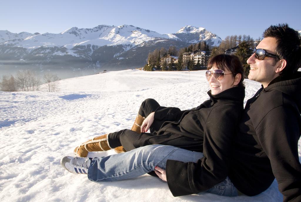 Chalet Des Alpes - Sunset View - Crans-Montana Exterior foto