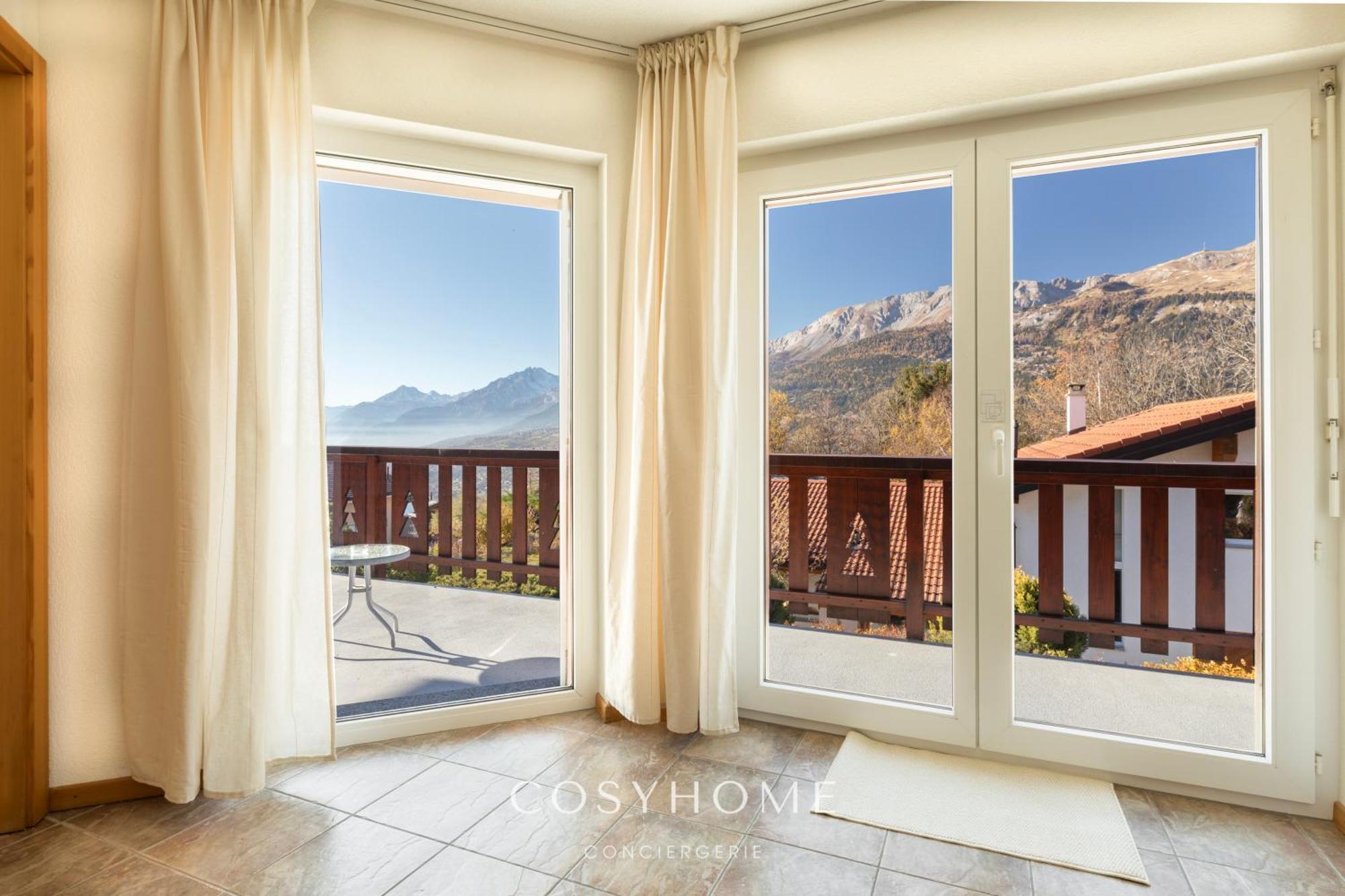 Chalet Des Alpes - Sunset View - Crans-Montana Exterior foto